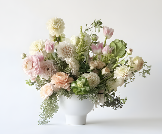 Pastel Garden Style Arrangement