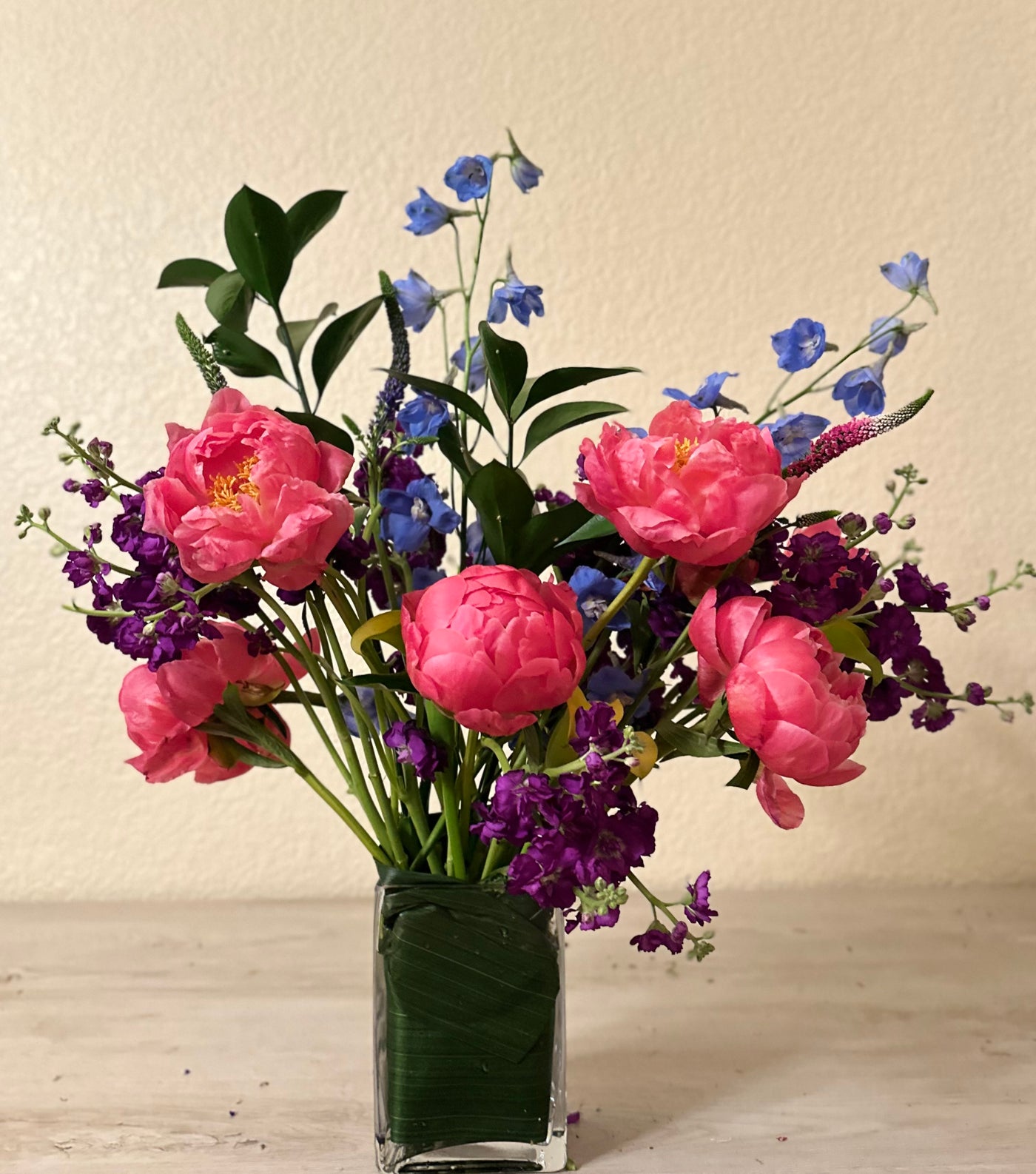 Peonies in bloom