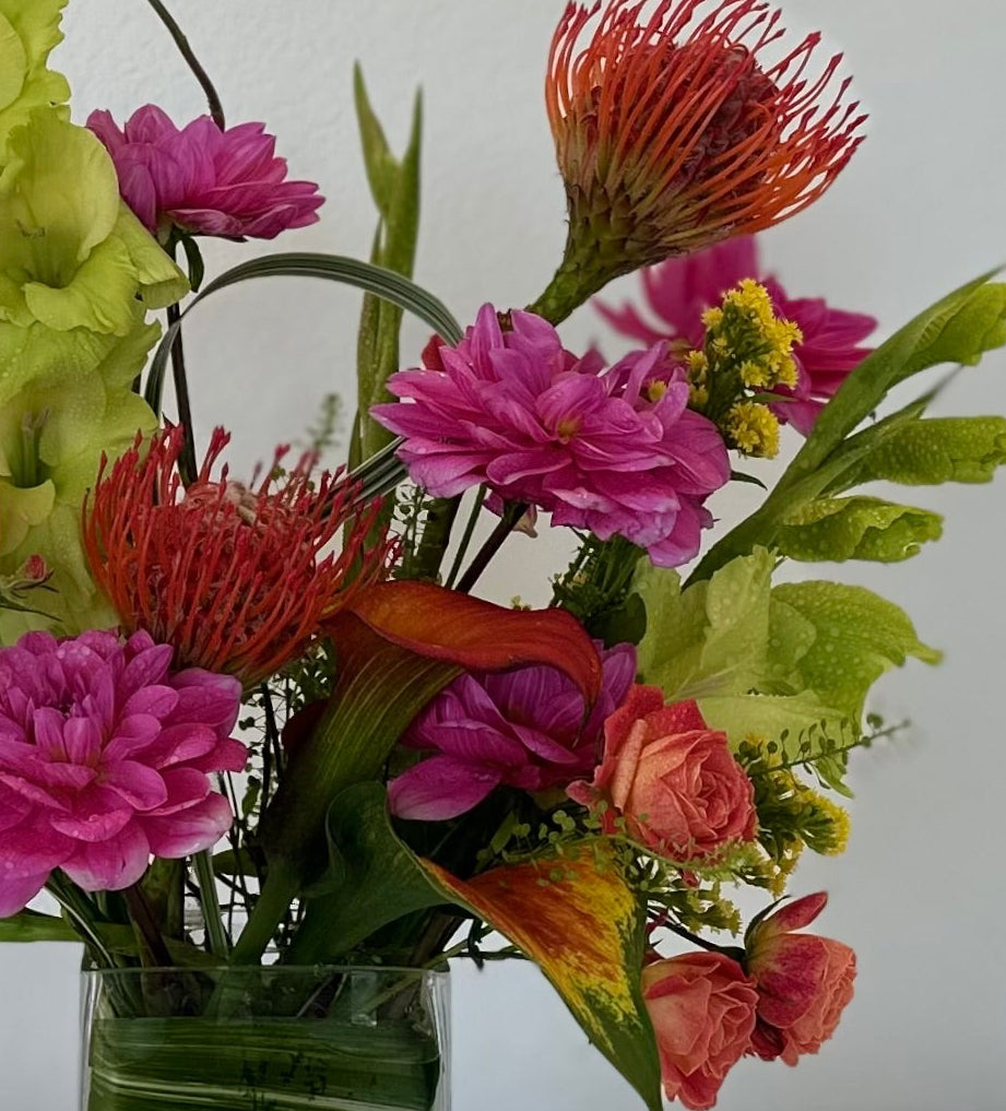 Protea in Jewel tones