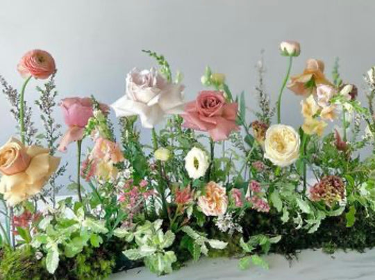 Meadow-style arrangement