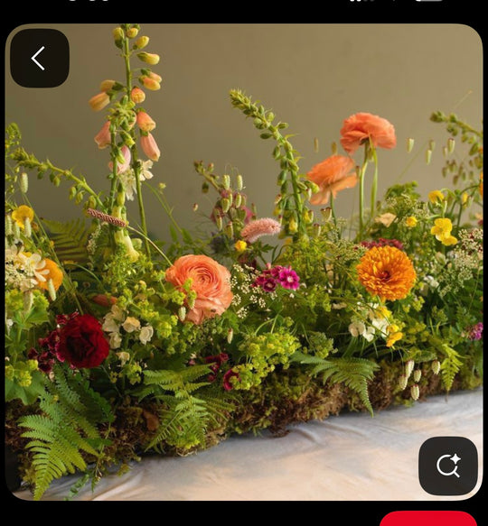 Meadow-style arrangement