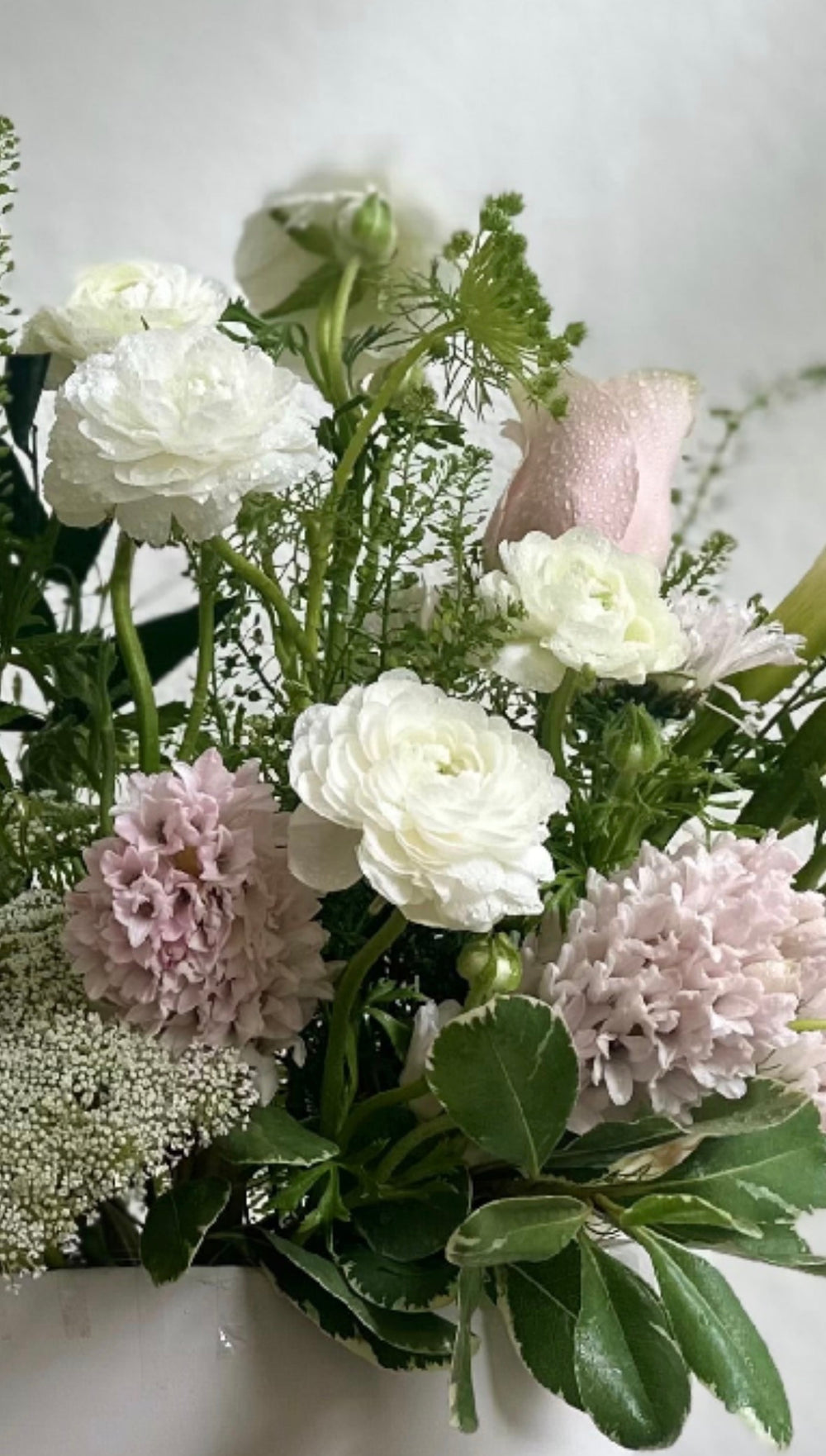 All White Arrangement