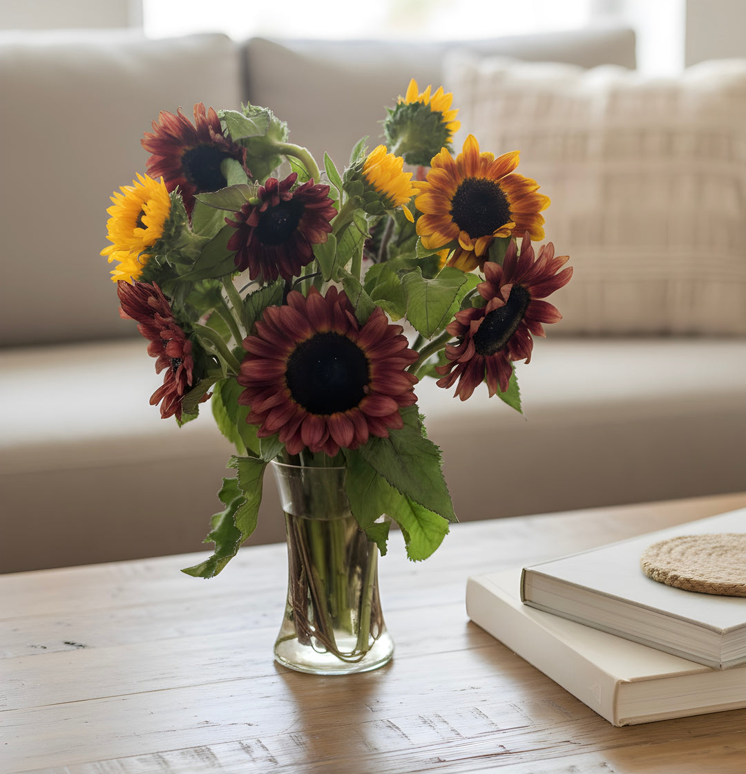 Van Gogh Inspired Sunflower arrangement