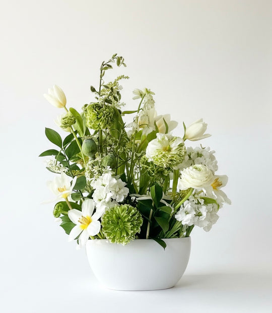 All White Arrangement