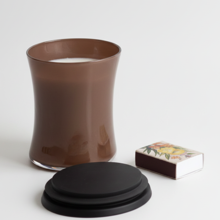 Patented Crackling Scented Candle Gift w/decorative matchbook