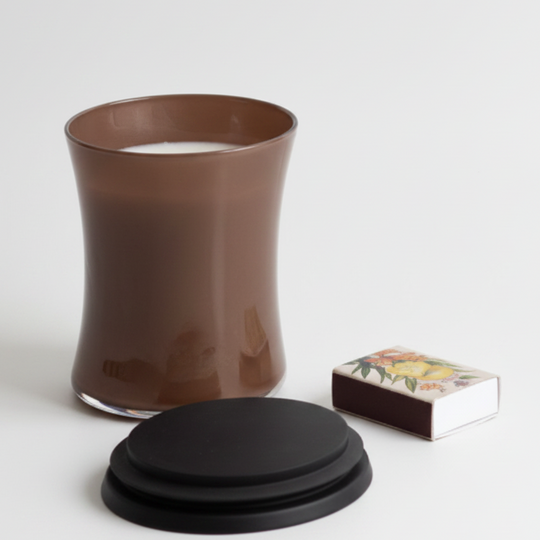 Patented Crackling Scented Candle Gift w/decorative matchbook
