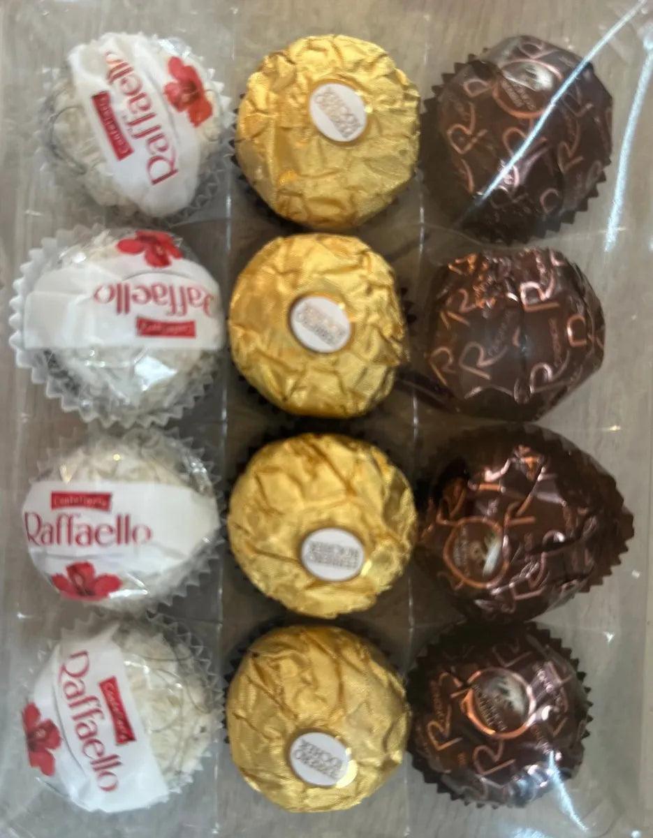Ferraro Mixed Chocolate 12-Piece - Real Flowers Every Day 