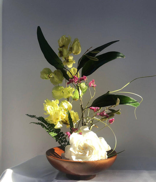 Ikebana inspired arrangement