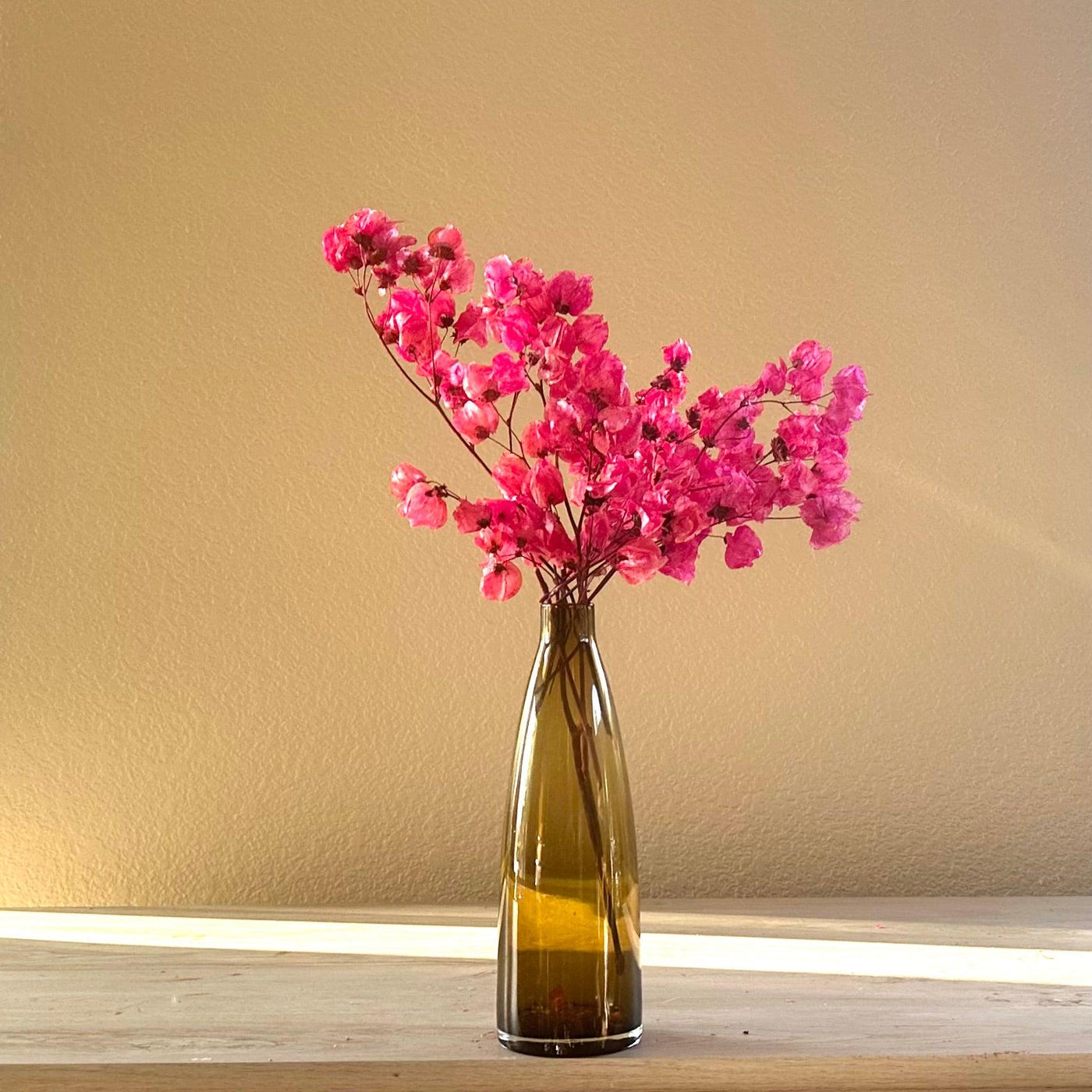 Maiden Lane pink dried flower arrangement - Real Flowers Every Day 
