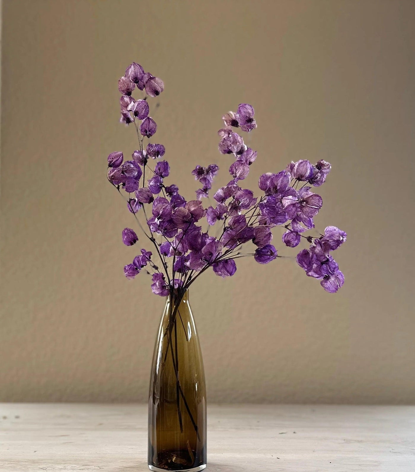 Majesty purple arrangement in amber vase - Real Flowers Every Day 