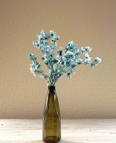 Mo'orea blue dried flower arrangement - Real Flowers Every Day 