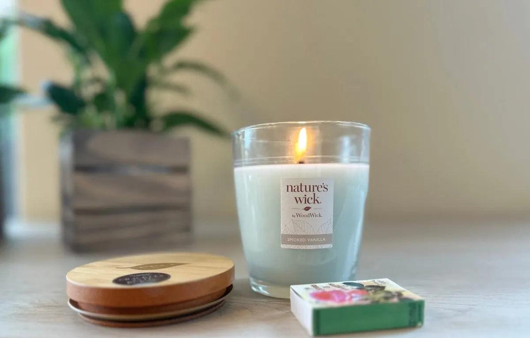 Natures Wick Crackling Scented Candle - Real Flowers Every Day 