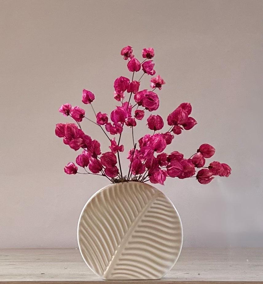 Maiden Lane pink dried flower arrangement - Real Flowers Every Day 